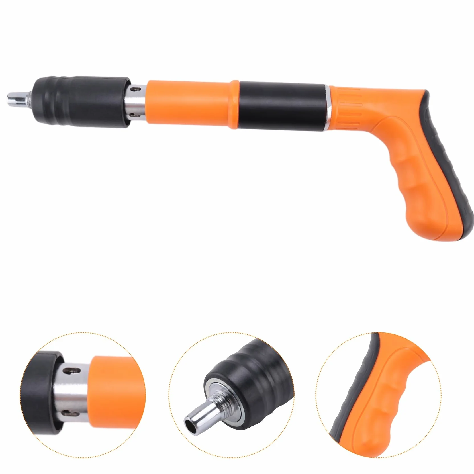 Mini cloueuse - Kit d'outils de fixation manuel - Cloueuse à air réglable - Cloueuse murale en ciment pour le travail du bois