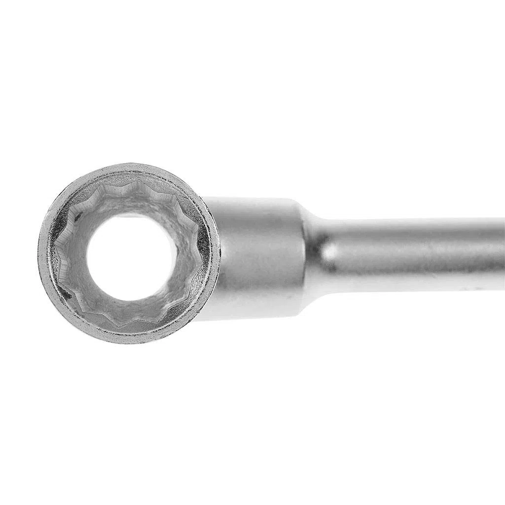 RHINO - Clés tubulaires et à pipe, Clé à pipe débouchée 24 mm - Diamètre 24 mm - Empreinte 6/12 pans - Fabriqué en Acier (Chrome Vanadium) - Garantie à vie - Plusieurs tailles disponibles