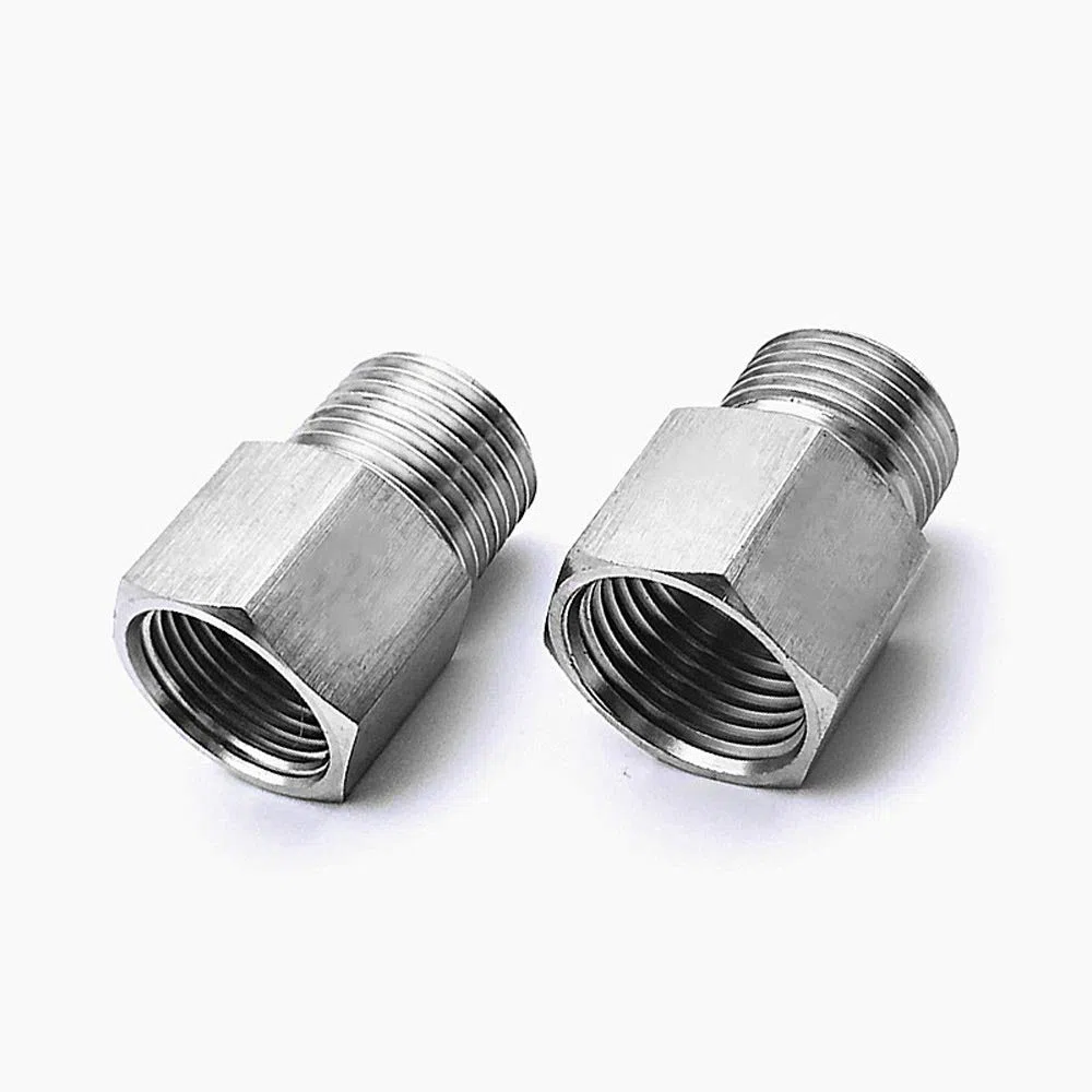 Raccord réducteur femelle M10 x 1 mm vers mâle NPT 1/4" for tuyau, manomètre haute pression