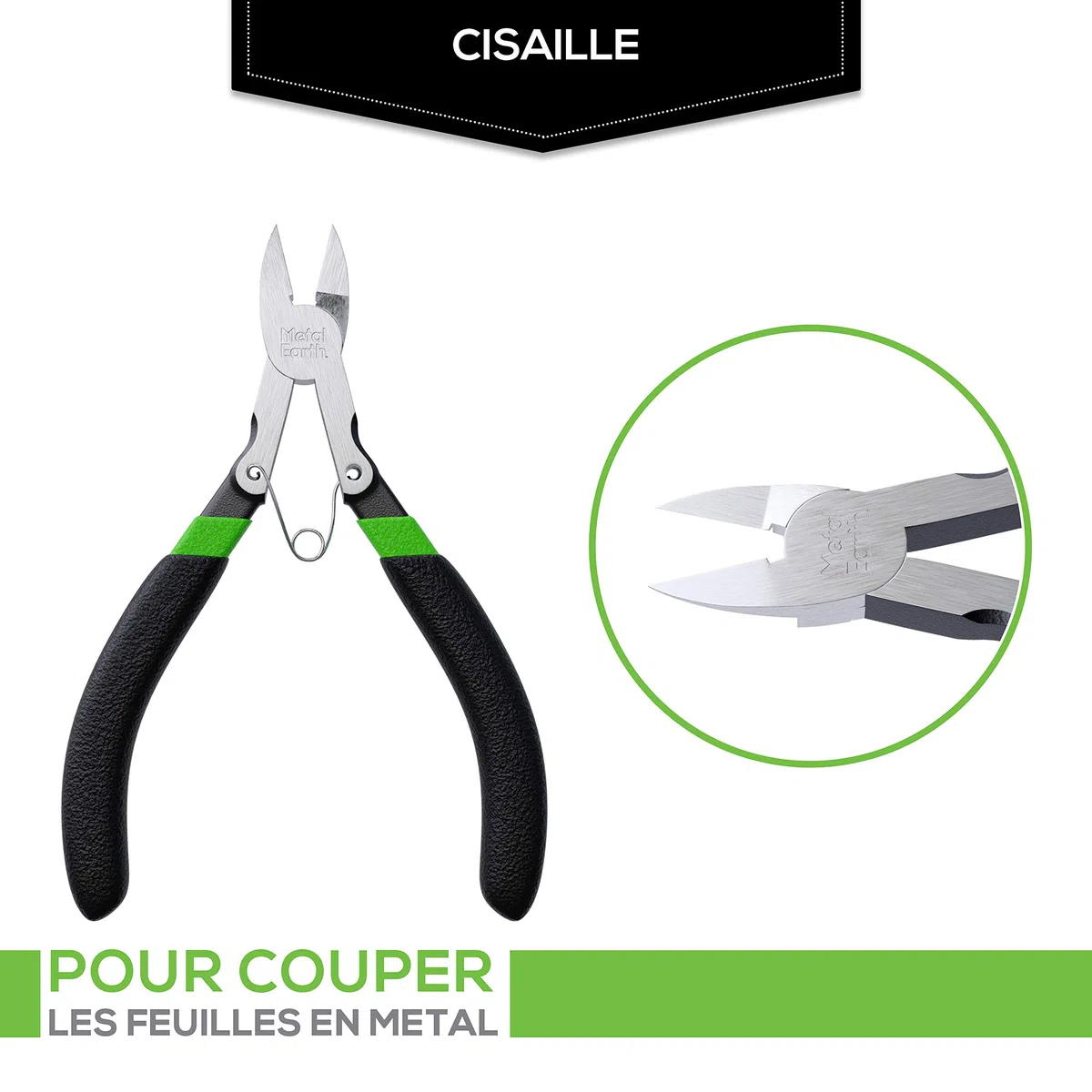 Metal Earth Fascinations Enhanced Design Kit d'outils 2 pièces – Tondeuses – Pince à Bec Aiguille