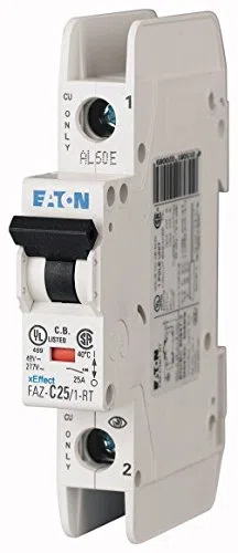 Eaton 102132, 25 A, disjoncteur 1P, C-Char
