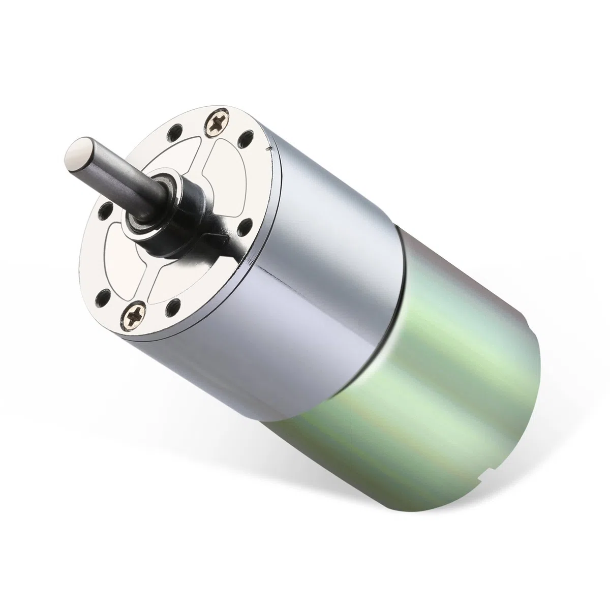 Moteur à engrenages CC 12 V 100 tr/min, couple élevé, micro réducteur de vitesse, arbre de sortie centré 37 mm de diamètre