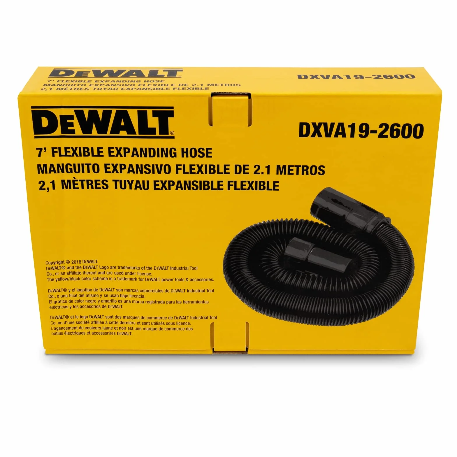 DEWALT Tuyau flexible 48 mm de 2,13 m