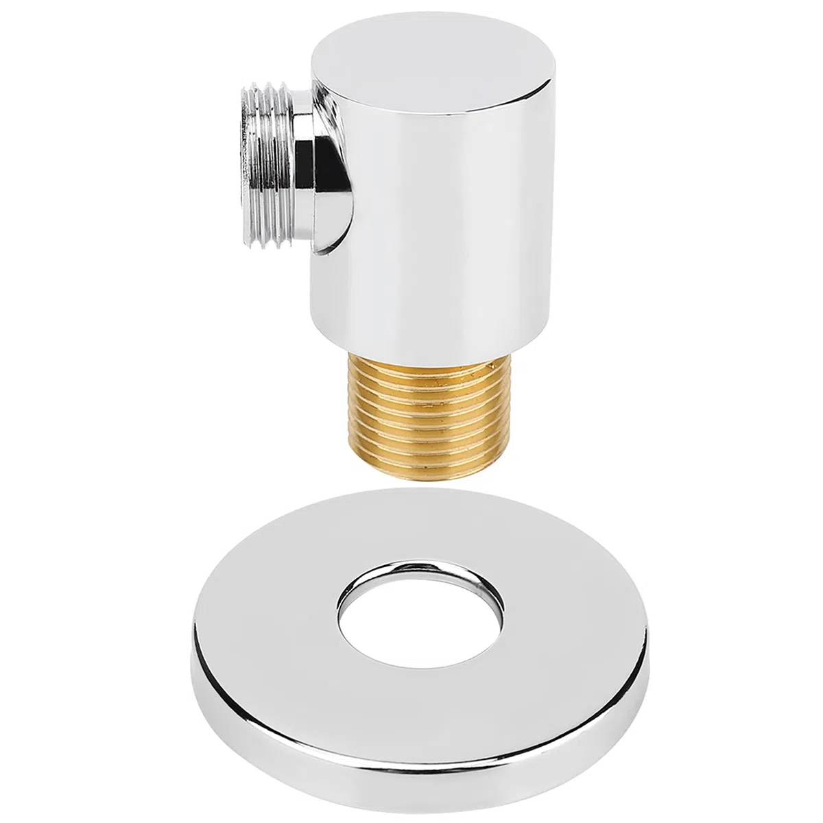 Connecteur de tuyau de douche G1/2in, coude d'alimentation murale sortie d'eau murale en laiton pour douche à main