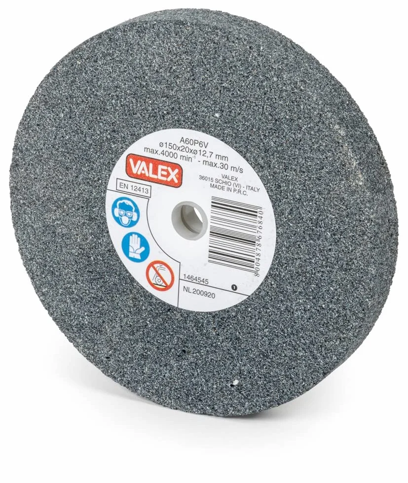 VALEX MEULE Abrasive Trou 20 X 150 MM 12,7 MM Grain 60 Rechange TOURET À MEULER