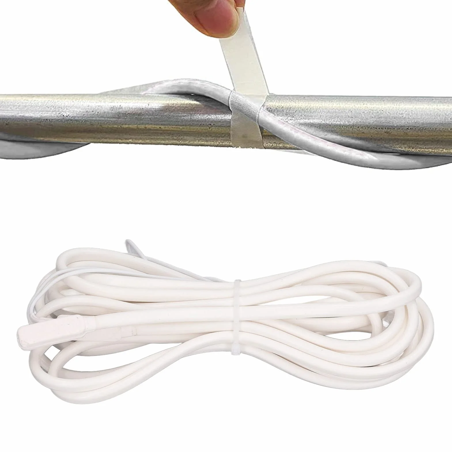 Câble Chauffant de Tuyau de 200W 5m 70℃ Protection contre le Gel Câble Chauffant étanche AC220V