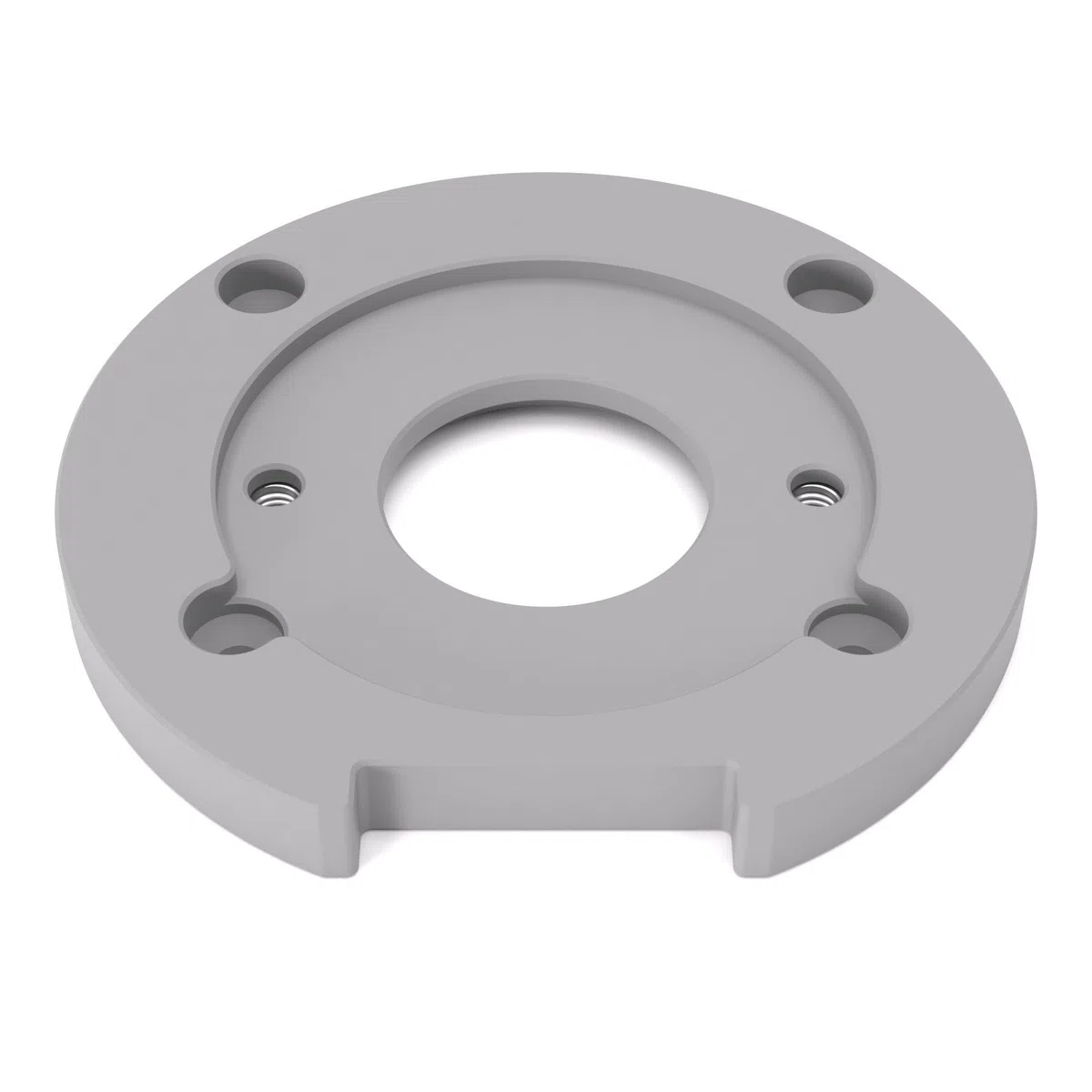 plaque de base/plaque adaptatrice pour bagues de copiage compatible avec Makita DRT50 | semelle de glissement compatible avec affleureuses Makita
