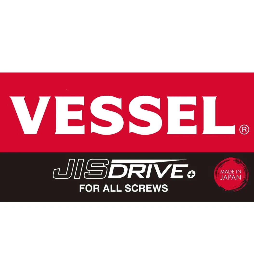 VESSEL Ball Grip Tournevis rechargeable avec 25 embouts