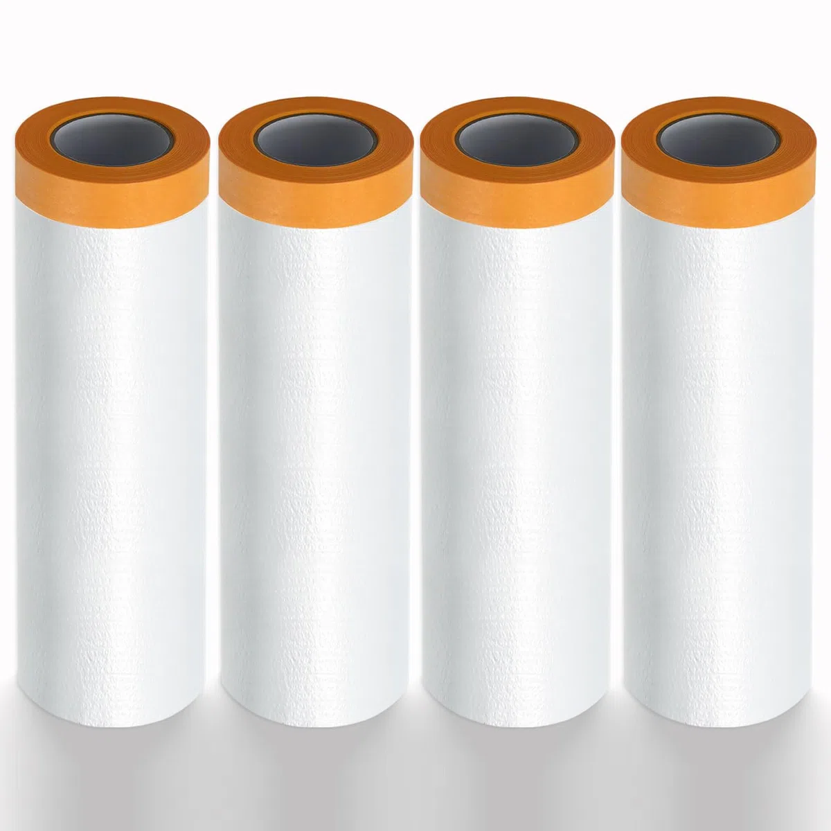 4 Rouleaux Bâche de Protection Peinture 270cm x 20m -Film de Masquage Peinture Imperméable Anti-Poussière - Pour Sol, Automobile & Meubles