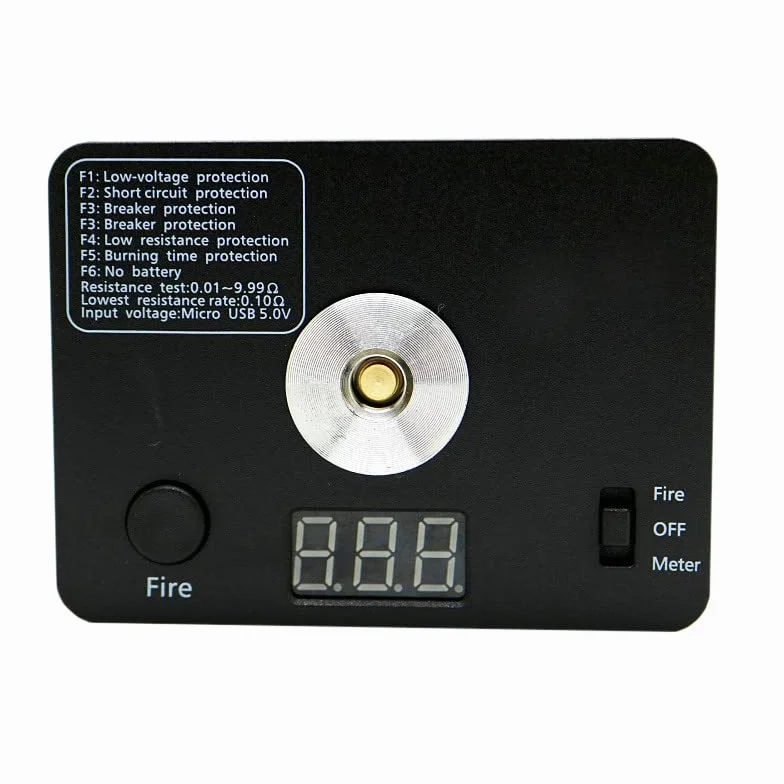Ohm Meter Testeur de résistance de bobine numérique Ohm lecteur bobine de fil outil de bricolage pour bobines construction artisanat utilisation de loisirs