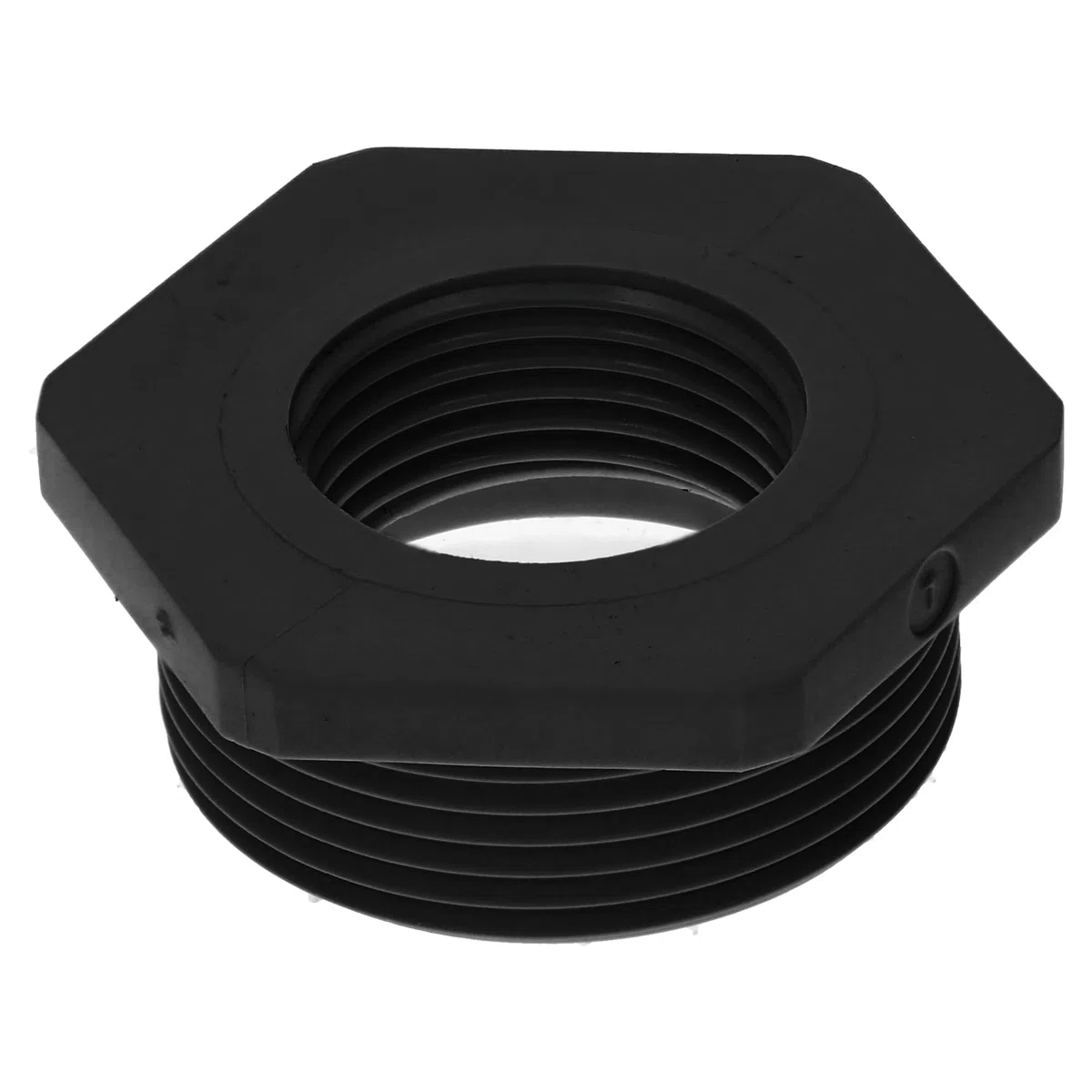 Kalitec G6322010 Lot de 5 réducteurs M32/M20 en plastique noir I Réducteur presse-étoupe hexagonal I Filetage intérieur M20 I Filetage extérieur M32 I IP68