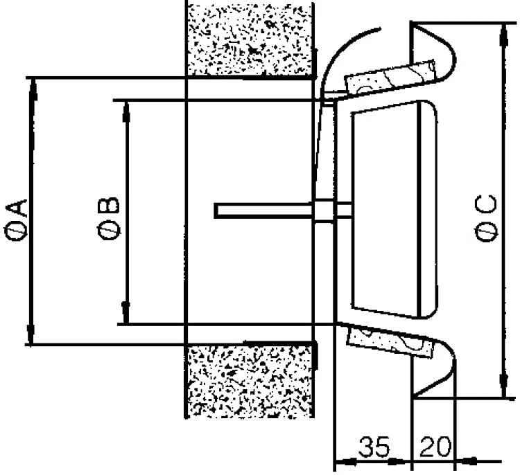Helios Ventilateurs KTVA 100 Valve à disque