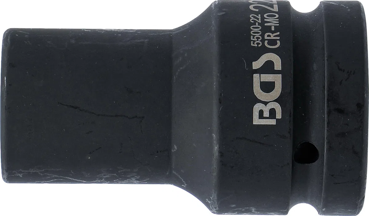 BGS 5500-22 | Douille à choc, six pans, longue | 25 mm (1") | 22 mm