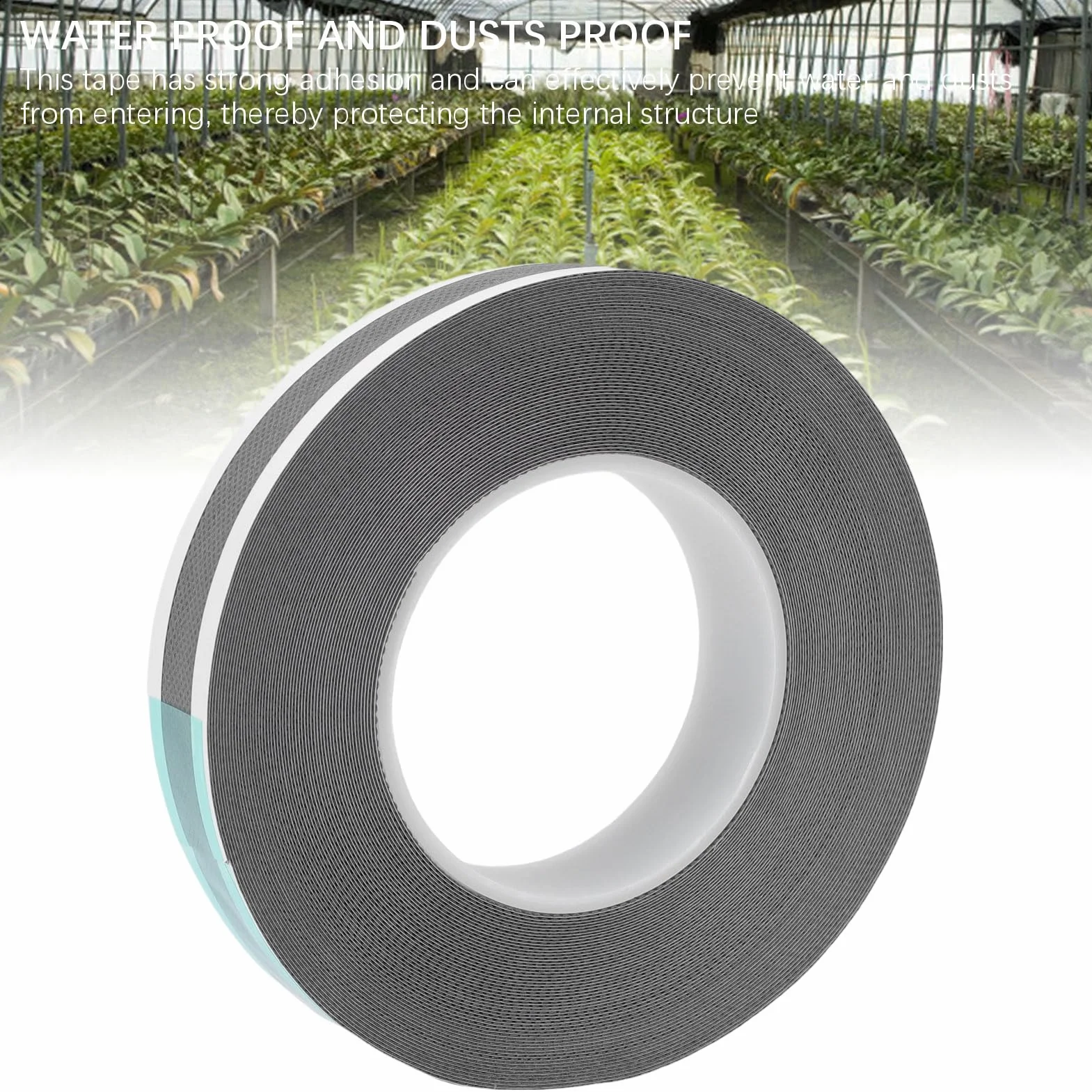 Ruban de Montage pour Panneau Polycarbonate, 25 mm x 20 m, Ruban Adhésif Puissant étanche à l’Eau et à la Poussière, Résistant aux Intempéries