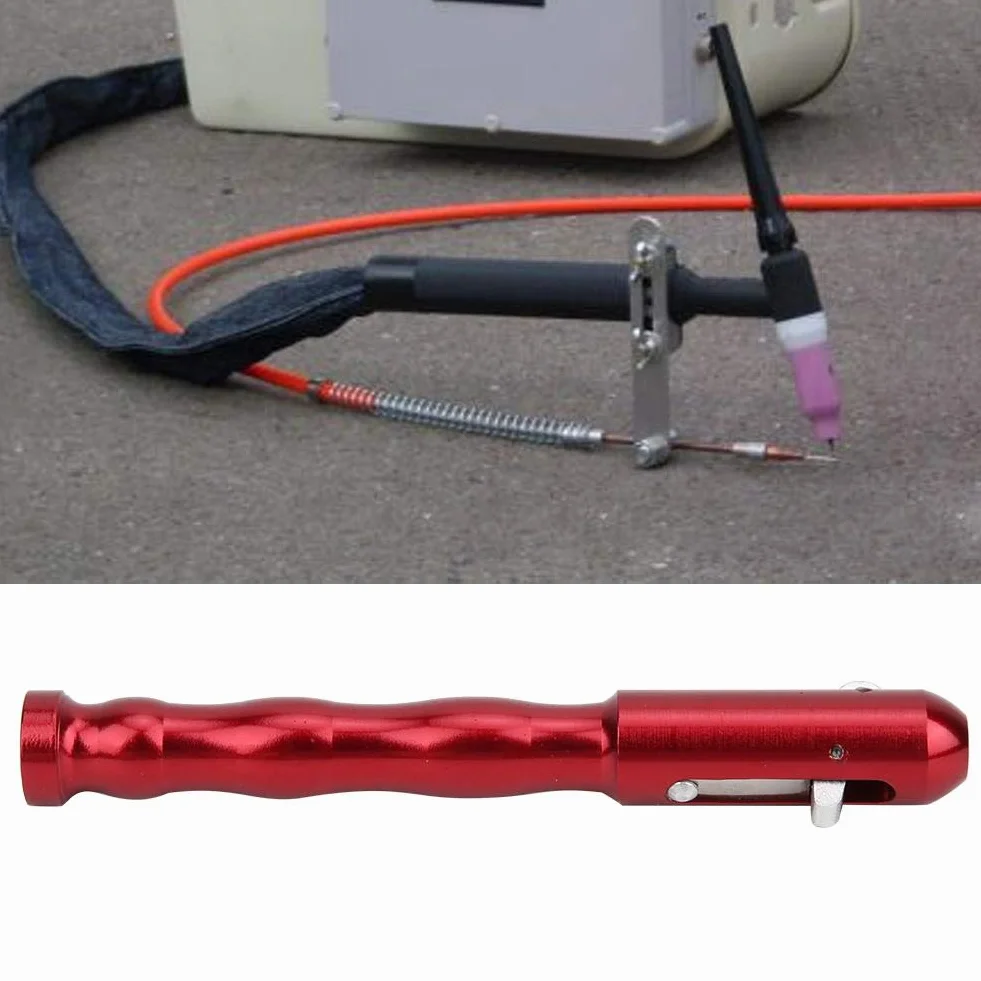 Marhynchus Stylo dévidoir pour soudage TIG Rouge antirouille adapté au Fil de soudage de 1,0-3,2 mm