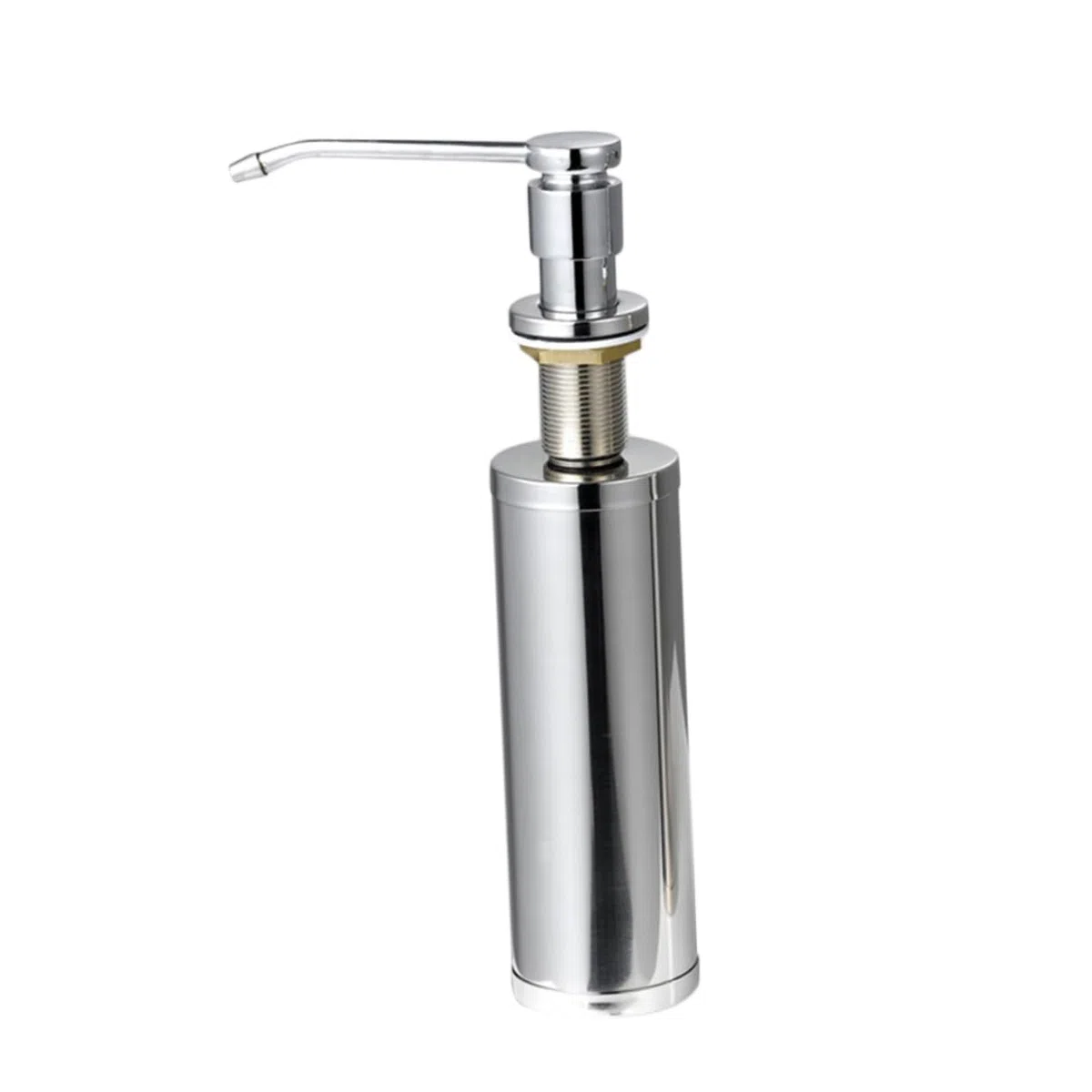 SHINEOFI Distributeur de Savonnette pour Lavabo en Acier Inoxydable Argenté, Résistant aux Acides, Installation Facile, pour Plan de Travail et Salle de Bain