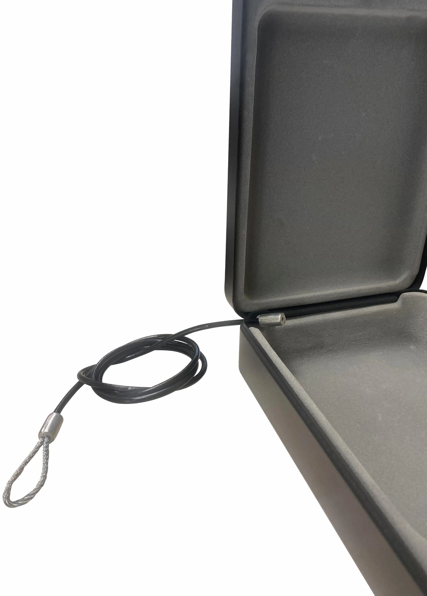 ARREGUI Private C9427 Caisse à monnaie et billets à combinaison pour ranger et transporter l'argent | Coffre de sécurité en acier avec cable de fixation | Coffre fort portatif 15 cm | Couleur Noir