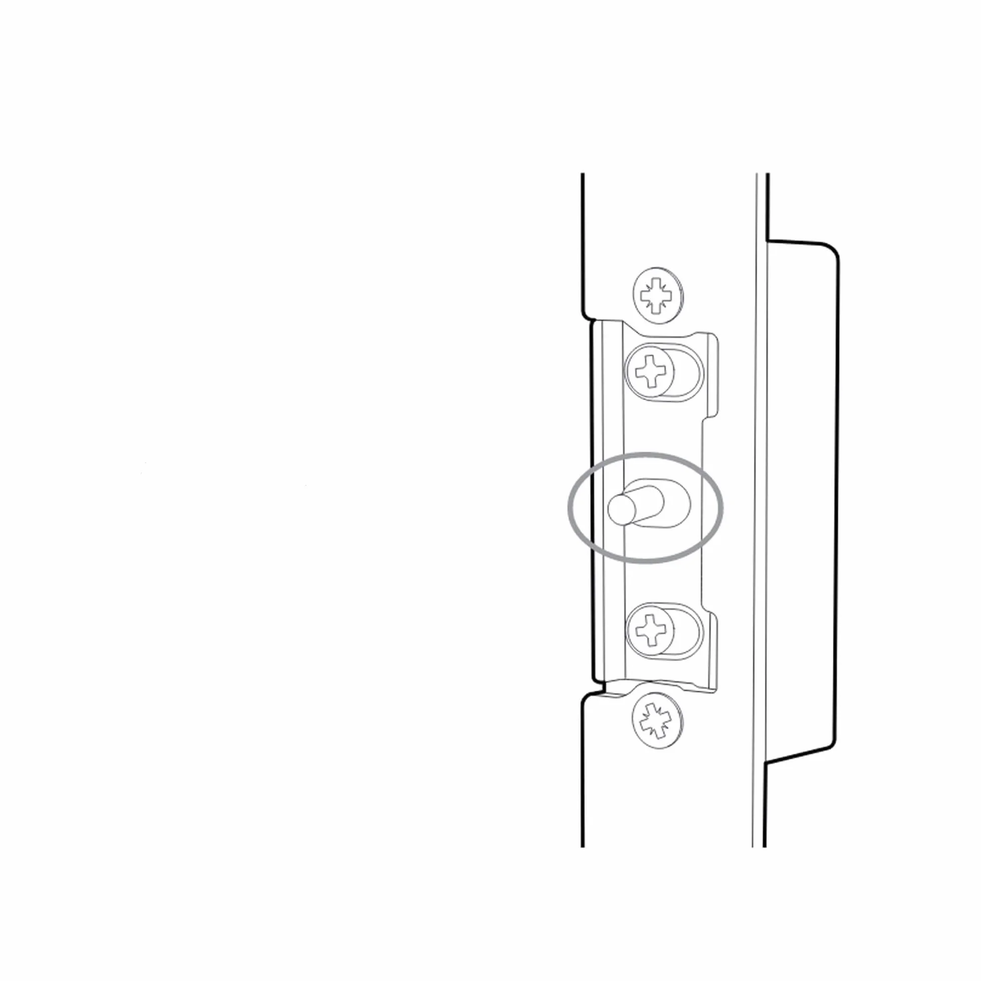 EXTEL 90301.4 Ouvre-porte électrique avec fonction mémoire long (25 cm), gris