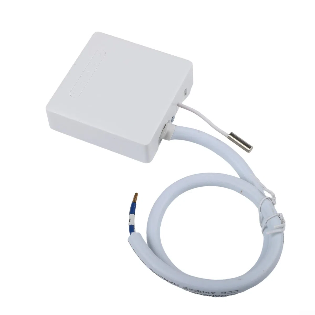 Thermostat intelligent WiFi, pour radiateur de chauffage à fil pilote, avec application de surveillance Ecowatt, commande vocale, personnalisation de la pièce, mode ECO, protection contre le gel