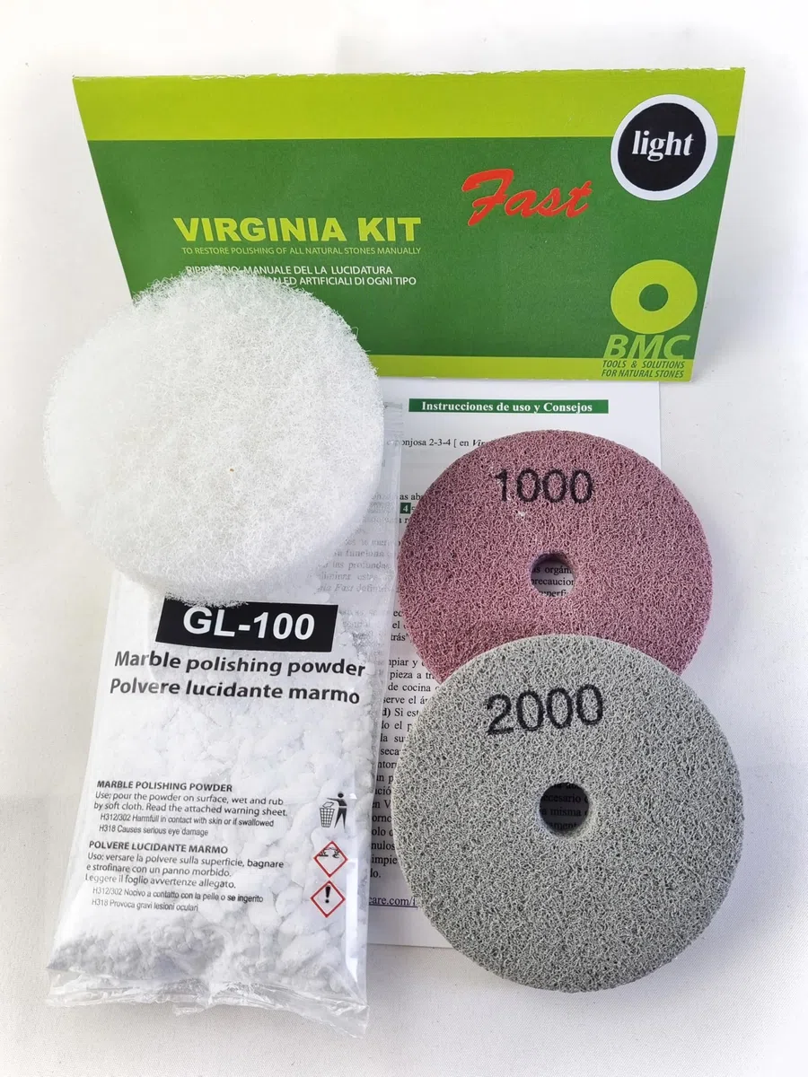 Kit Virginia Fast L pour une restauration rapide de la brillance des billes endommagées par de légères taches de corrosion