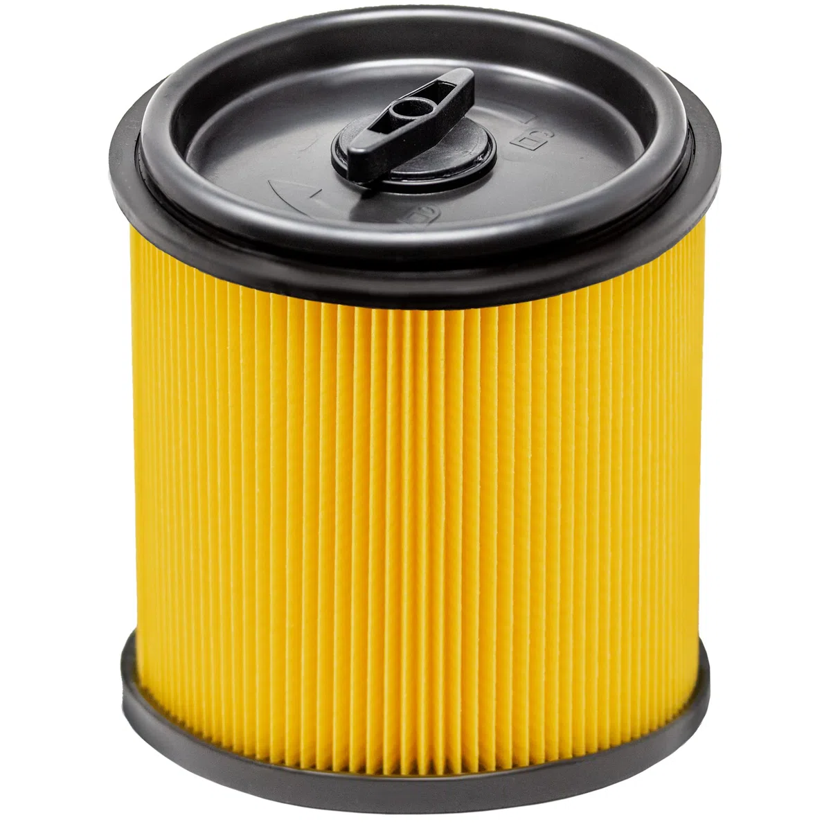 Cartouche filtrante de rechange avec couvercle à baïonnette - Compatible avec les aspirateurs Parkside PNTS 23E, 1250, 1300, 1400, 1500 A1, B1, B2, B3, C1, C3, C4, D1, D3, E2, E4, F2, F5