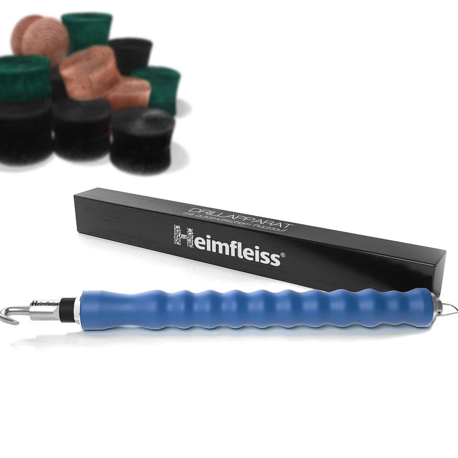 Heimfleiss® Torsadeuse fil de fer avec retour automatique 310mm - Tordeur de fil universel avec broche en acier carbone - Lieur fil fer d'armature, outil de torsion de fil d'armature, ligatureuse