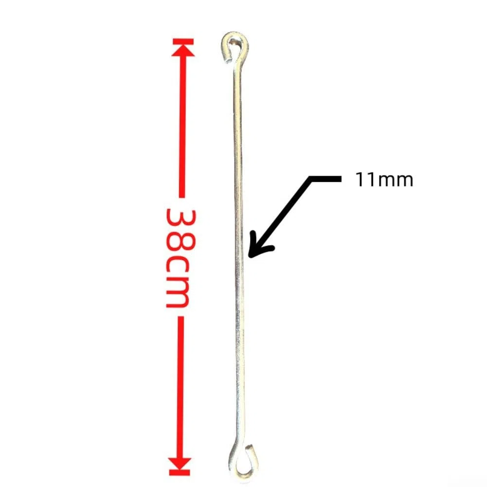 Main de type 75 pour bride et tige de piston de remplacement pour l'eau de jardin pour les pièces, double action pour accessoires, aire de jeux pour kit de réparation avec perche de piston en métal 38