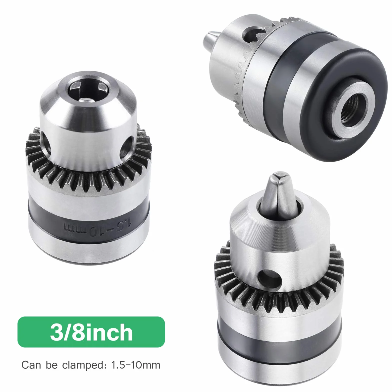HSEAMALL Perceuse à main – Manivelle manuelle, capacité de 1,5 à 10 mm, mandrin à double pignon, pour bois, plastique, acrylique, poinçonnage de circuit imprimé