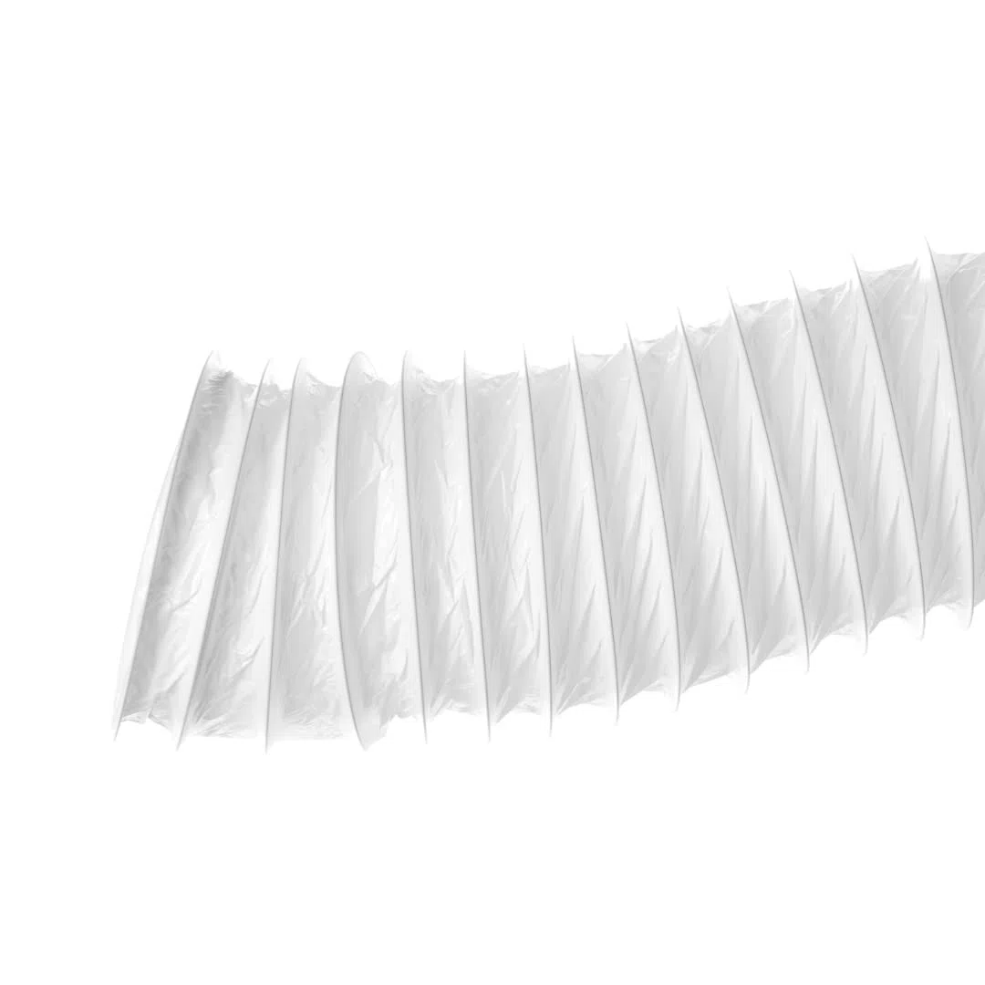 Ø 160mm Conduit d'air Flexible pour Hotte de Cuisine, Climatiseur, Hotte Aspirante, Sèche-linge - 3m Tuyau d'évacuation - Conduit de Ventilation - PVC
